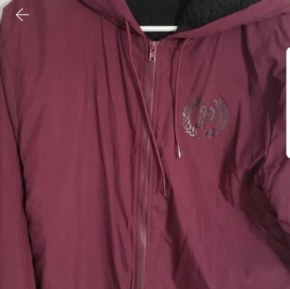 PINK sherpa lined jacket